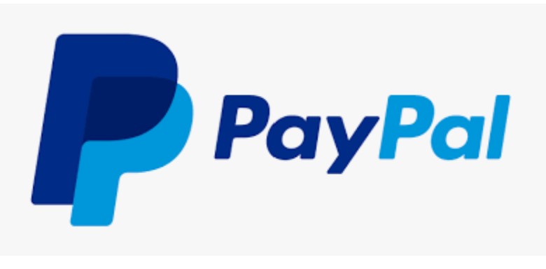 PayPal-logo på hvit bakgrunn.